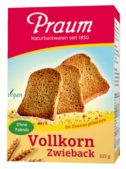 Praum - Vollkorn Zwieback 225g